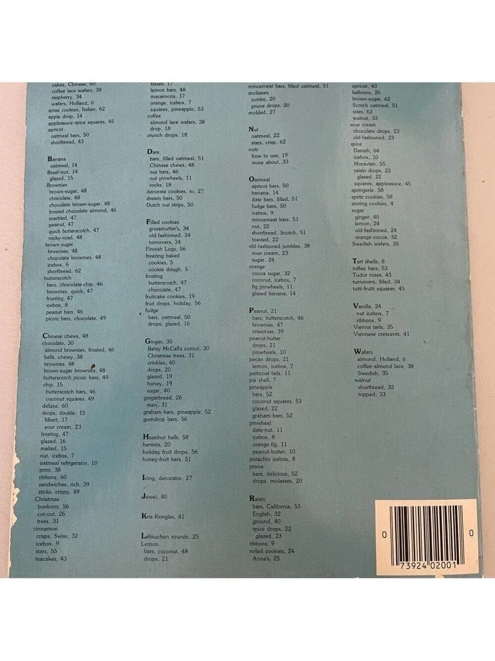 McCall’s Cookie Collection Volume 1 Cookbook